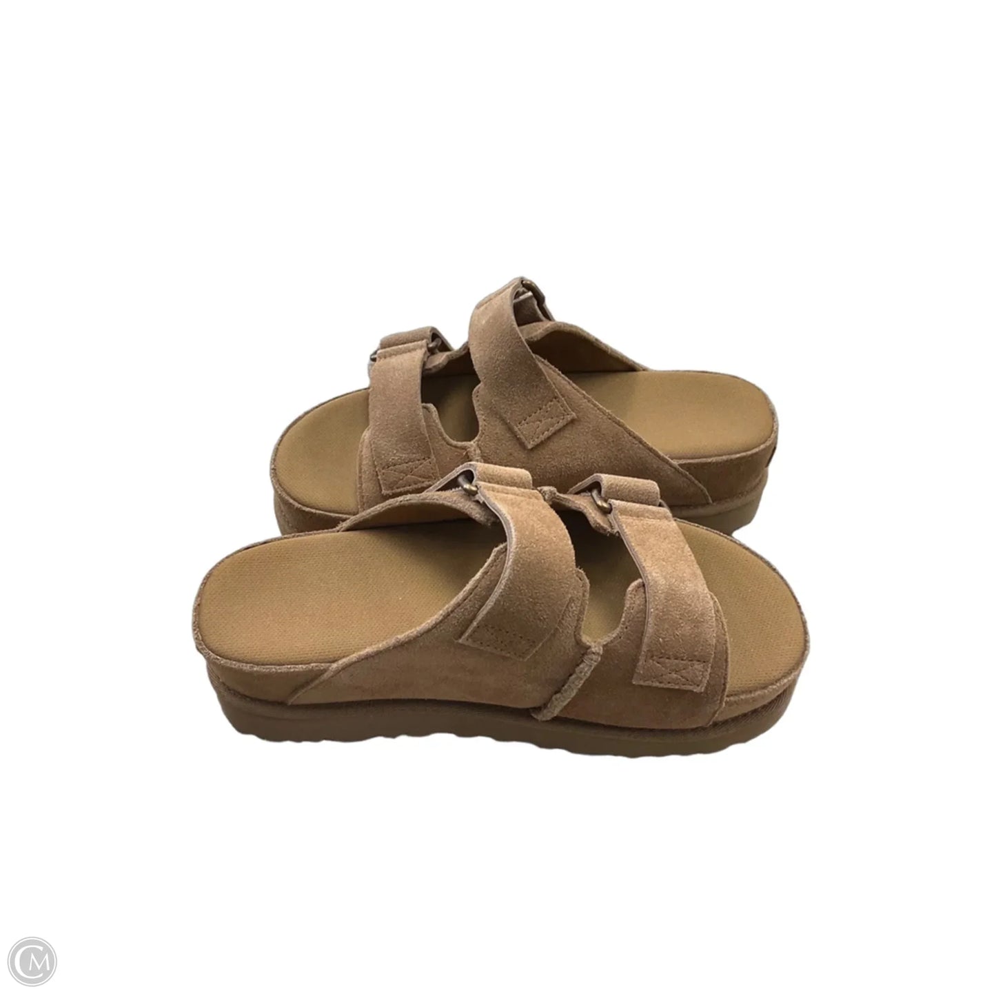 Sandals Designer By Ugg In Brown, Size: 7