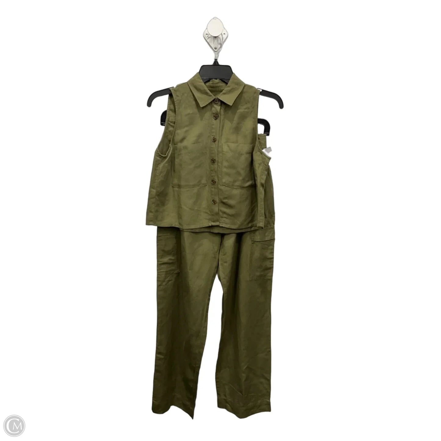 Pants Set 2pc By Loft In Green, Size: 0