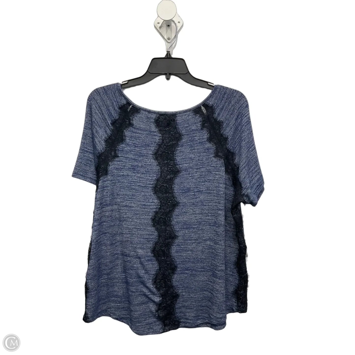 Top Short Sleeve By Lane Bryant In Blue, Size: Xl