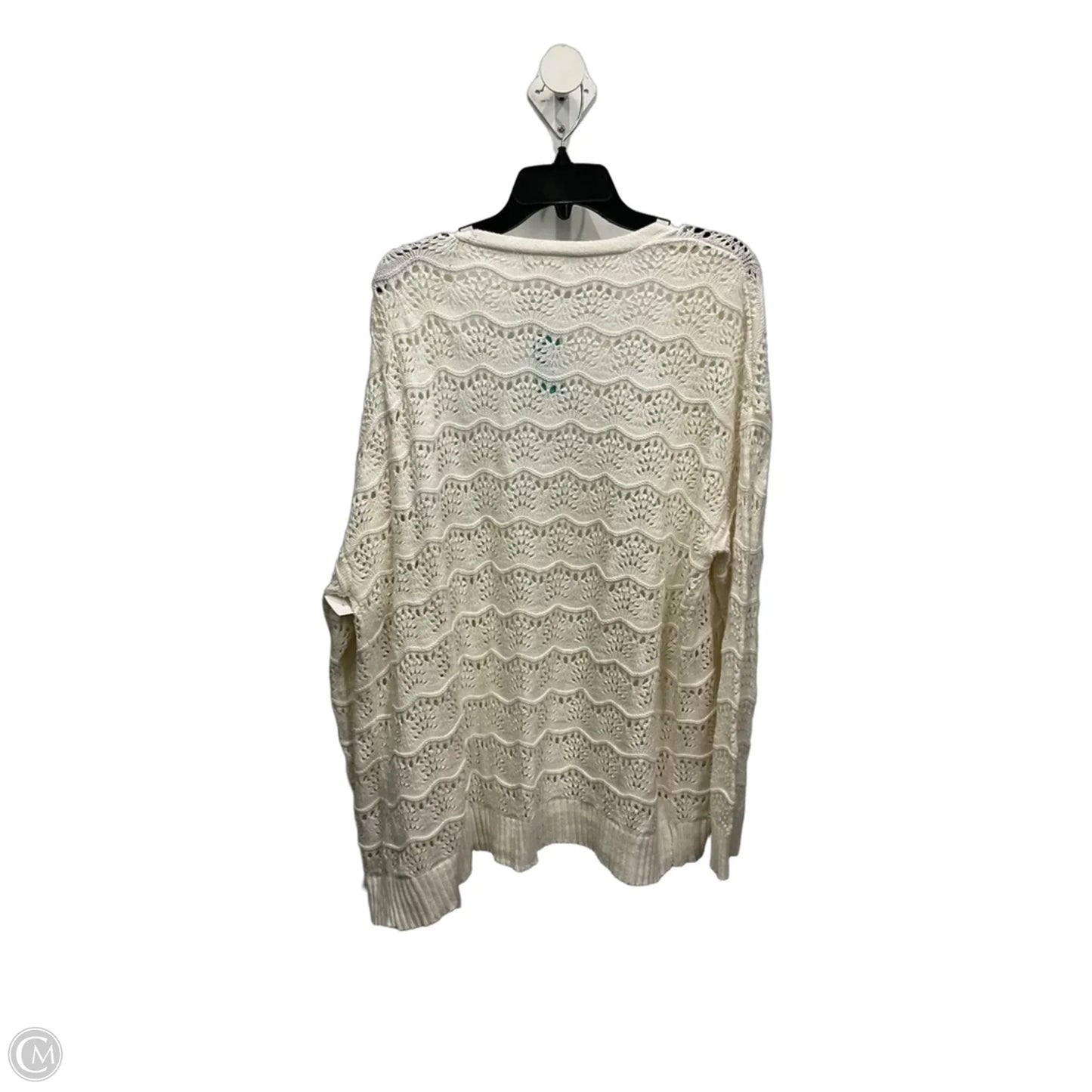 Cardigan By Maurices In Ivory, Size: Xl