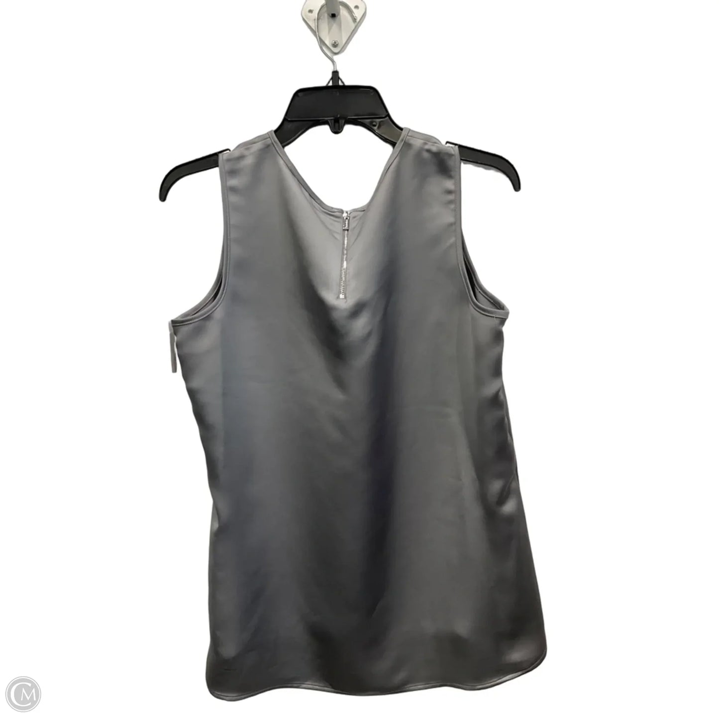 Top Sleeveless By Calvin Klein In Grey, Size: L