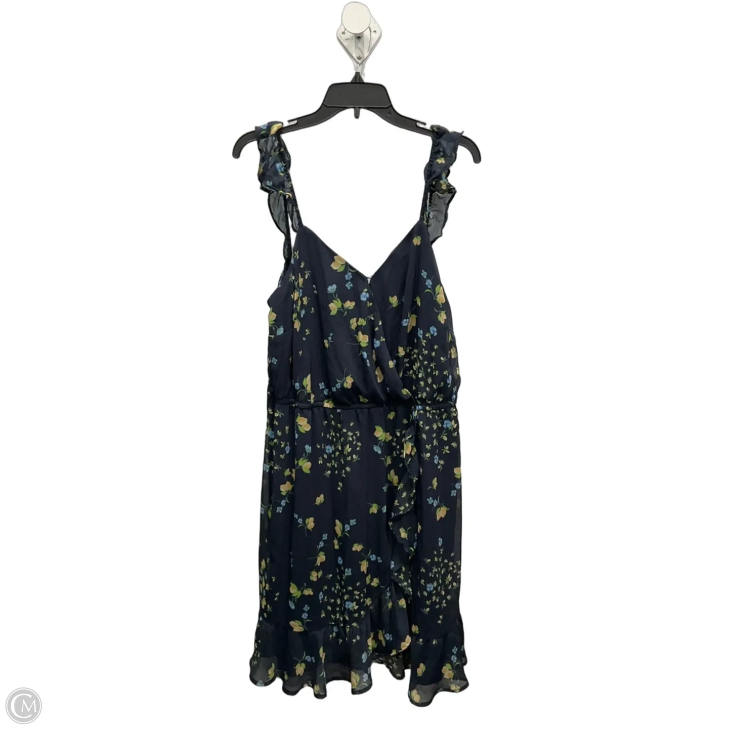 Dress Casual Midi By Clothes Mentor In Floral Print, Size: 1x
