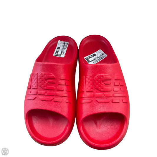 Sandals Flip Flops By Clothes Mentor In Red, Size: 11