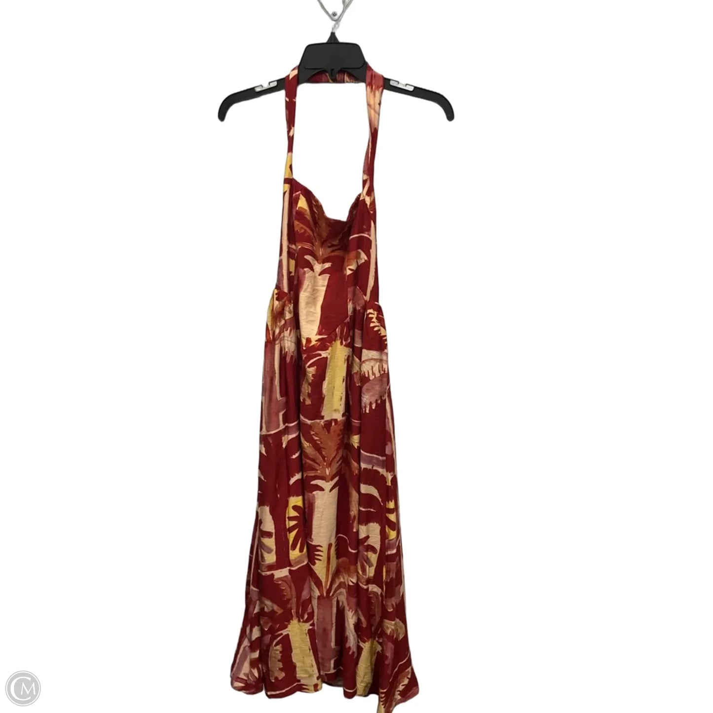 Dress Casual Maxi By Clothes Mentor In Red & Yellow, Size: 2