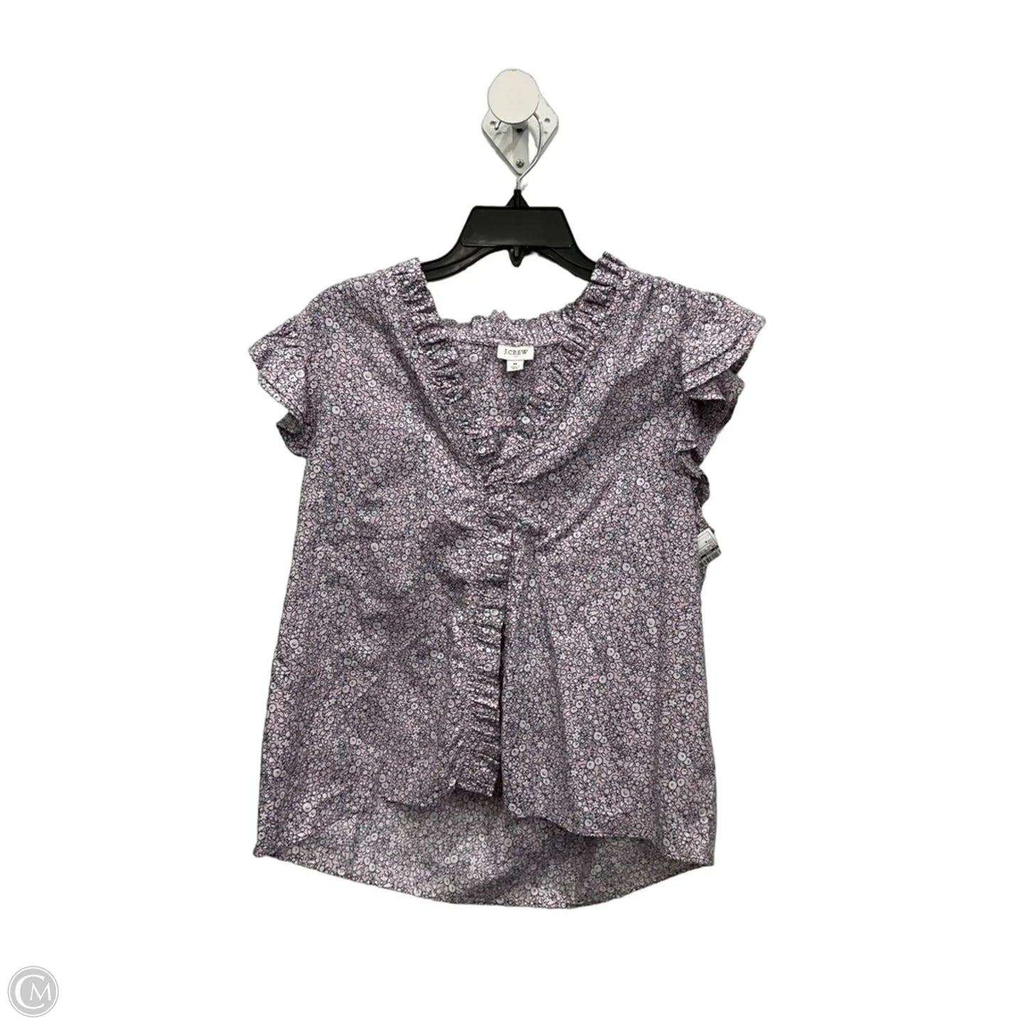 Top Sleeveless By J. Crew In Floral Print, Size: M