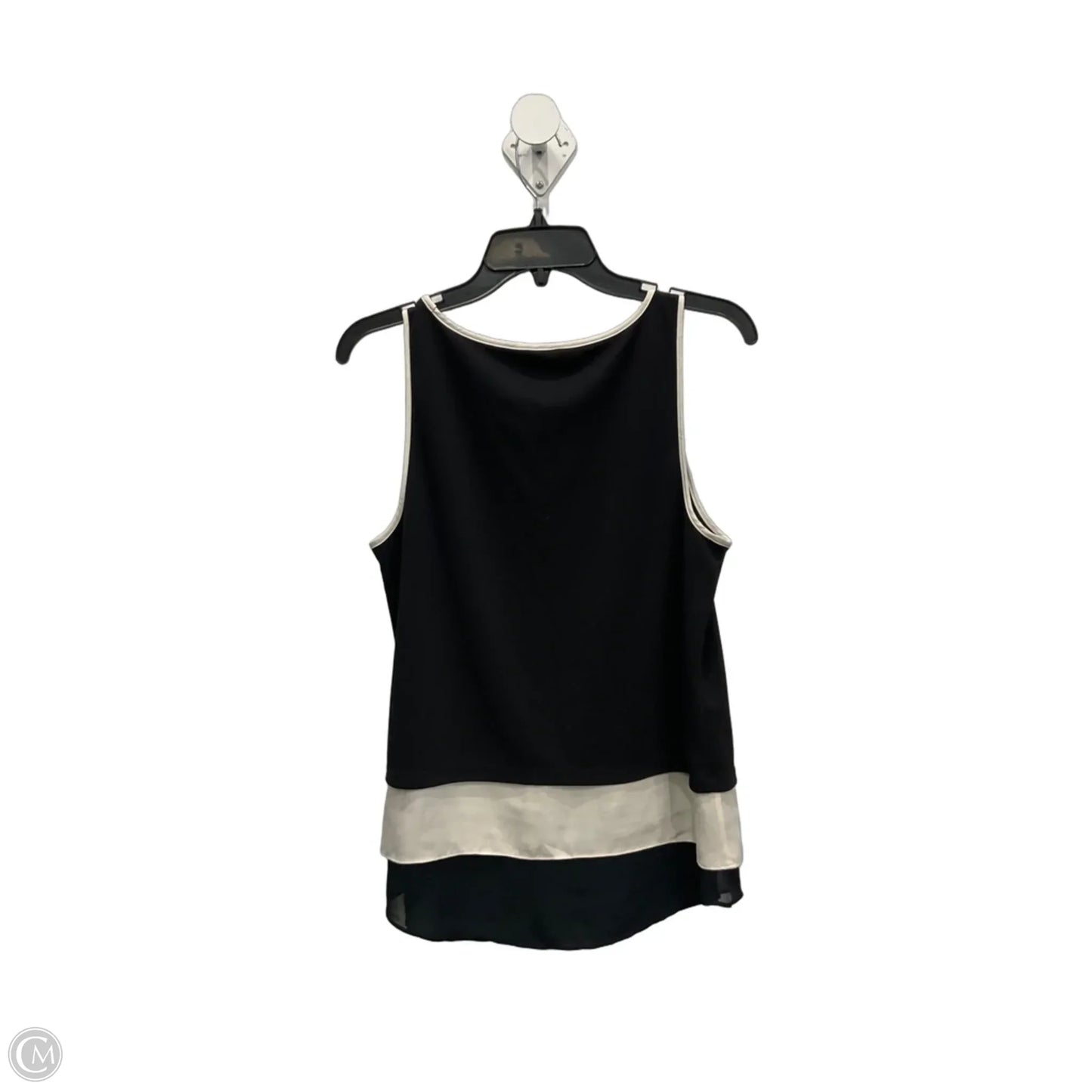 Top Sleeveless By Ann Taylor In Black, Size: S