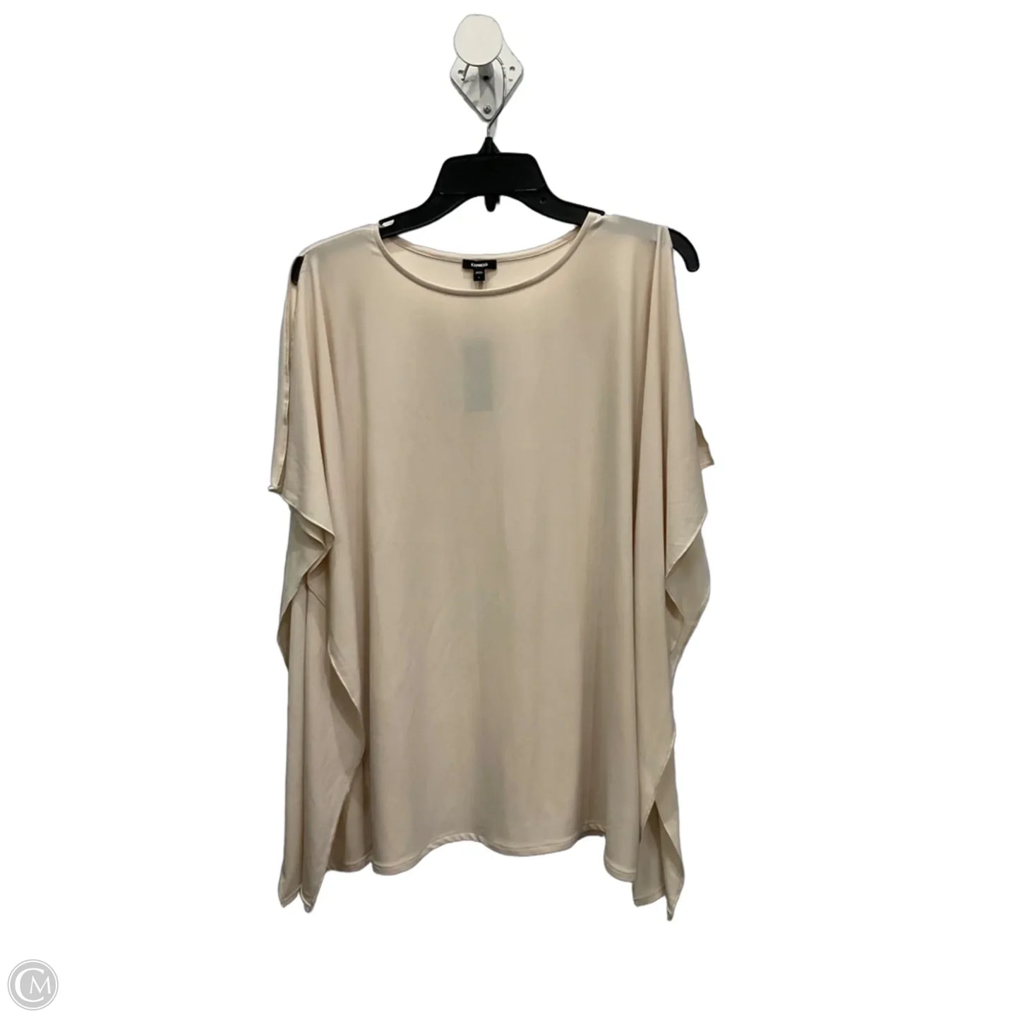 Top Sleeveless By Express In Cream, Size: Large