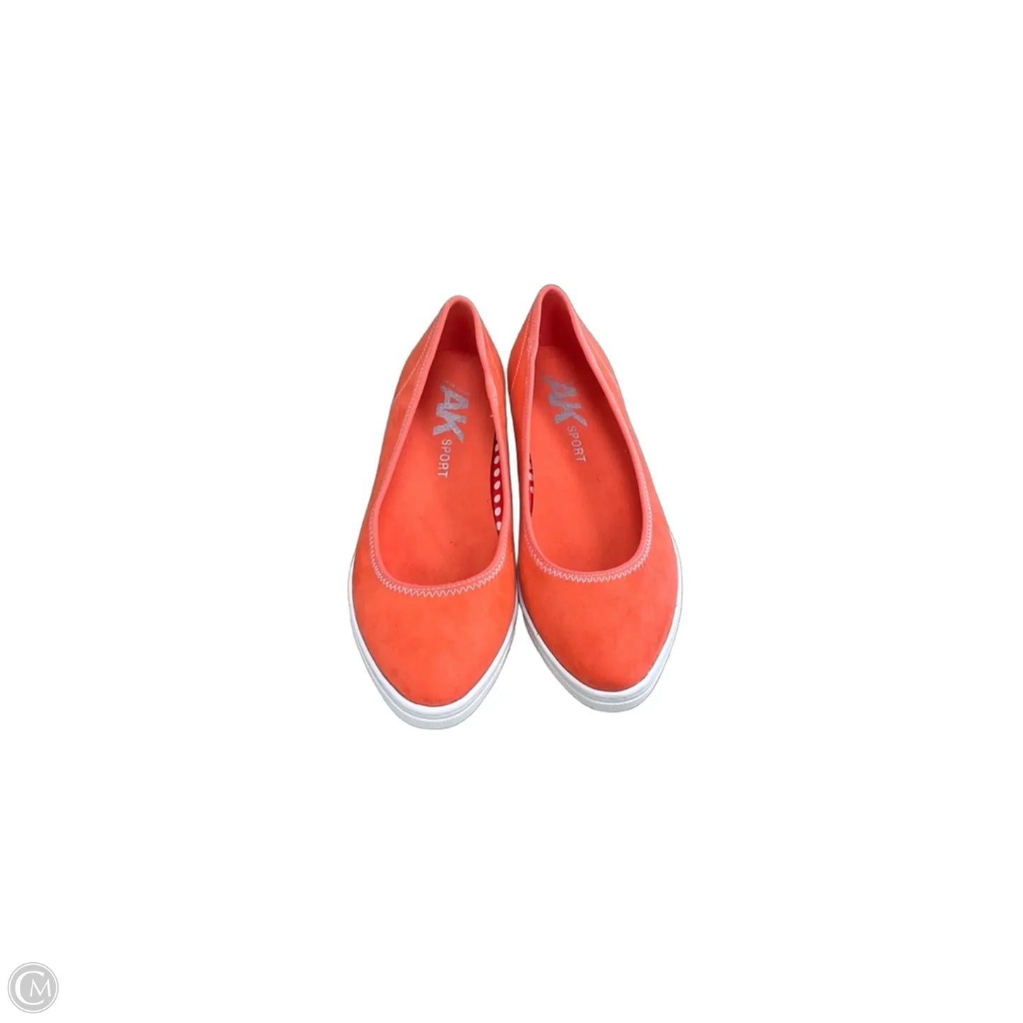 Shoes Flats By Clothes Mentor In Orange, Size: 9