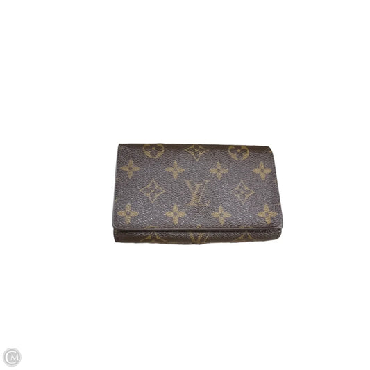 Wallet Luxury Designer By Louis Vuitton, Size: Small