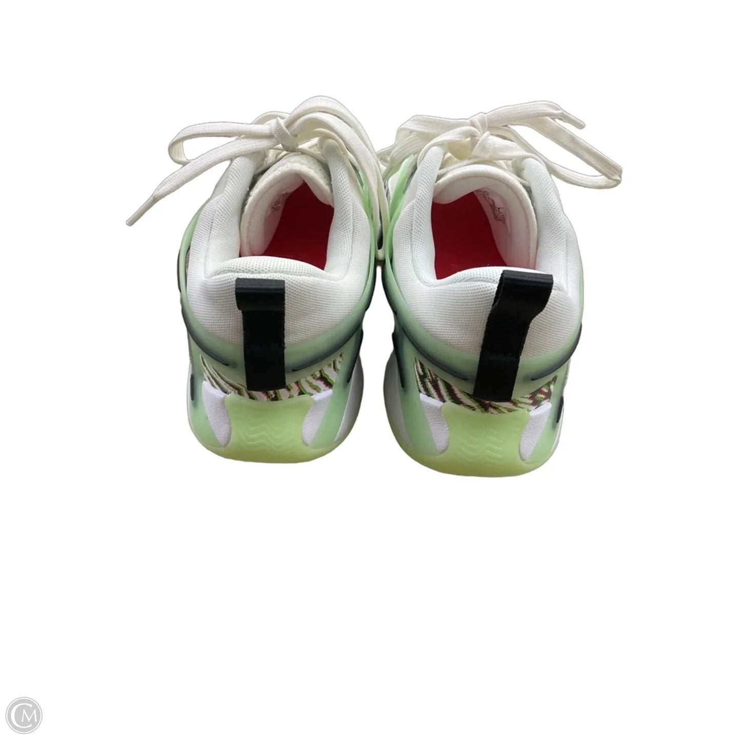 Shoes Luxury Designer By Jordan In Green & White, Size: 9