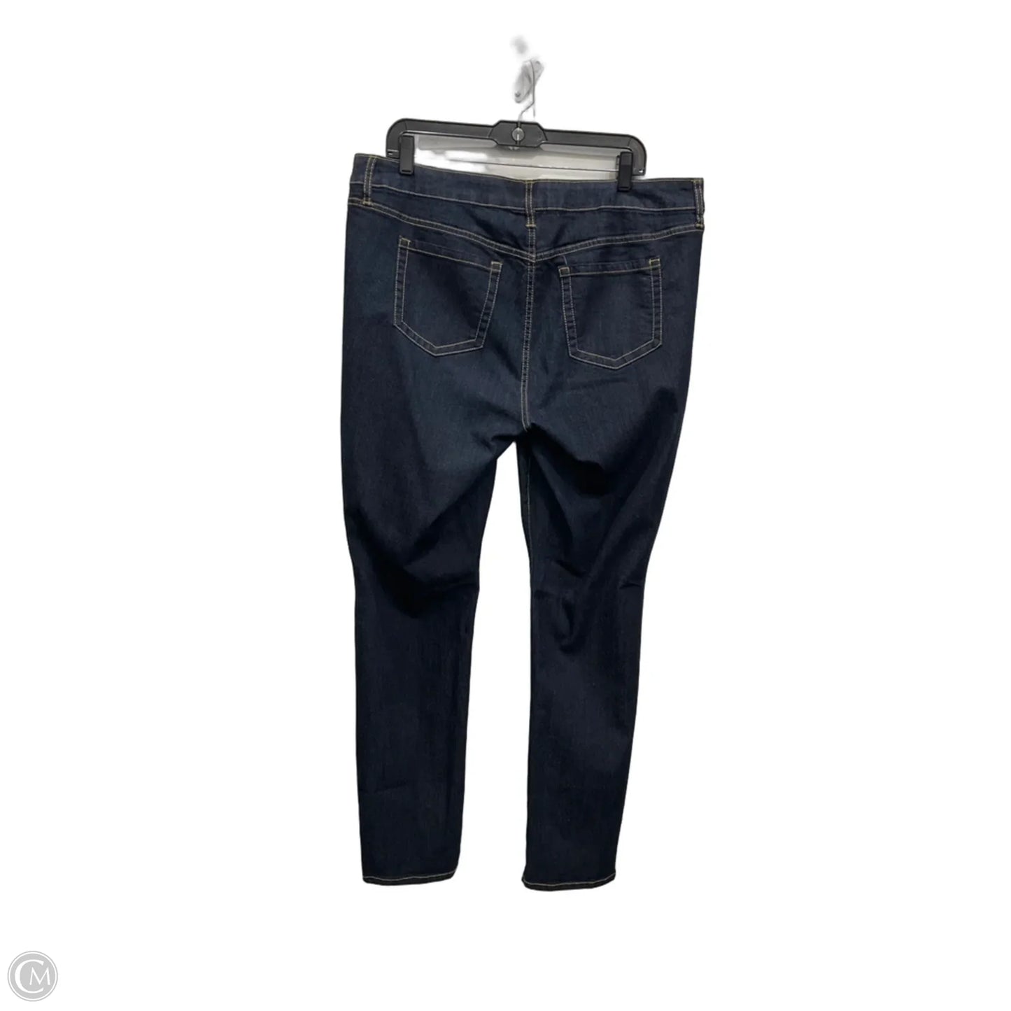 Jeans Straight By Torrid In Blue Denim, Size: 16