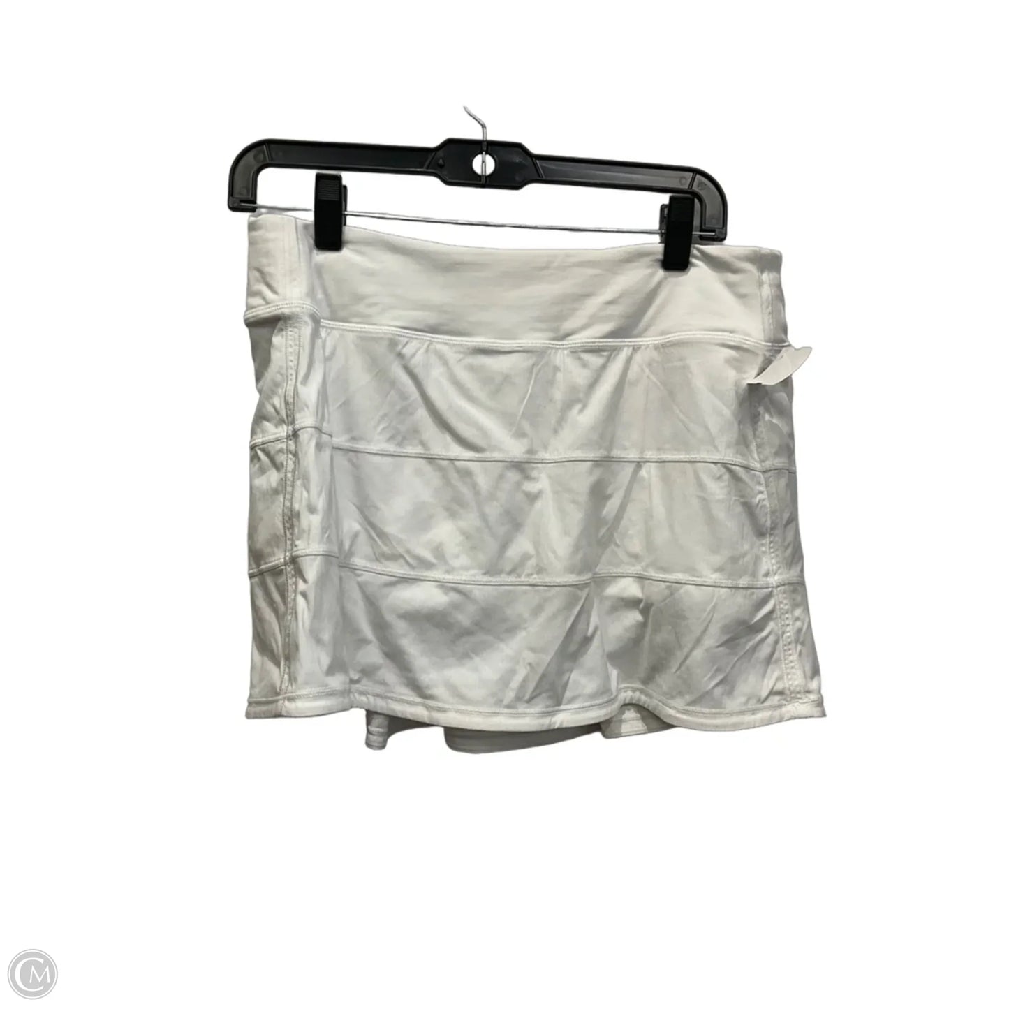 Athletic Skort By Lululemon In White, Size: M