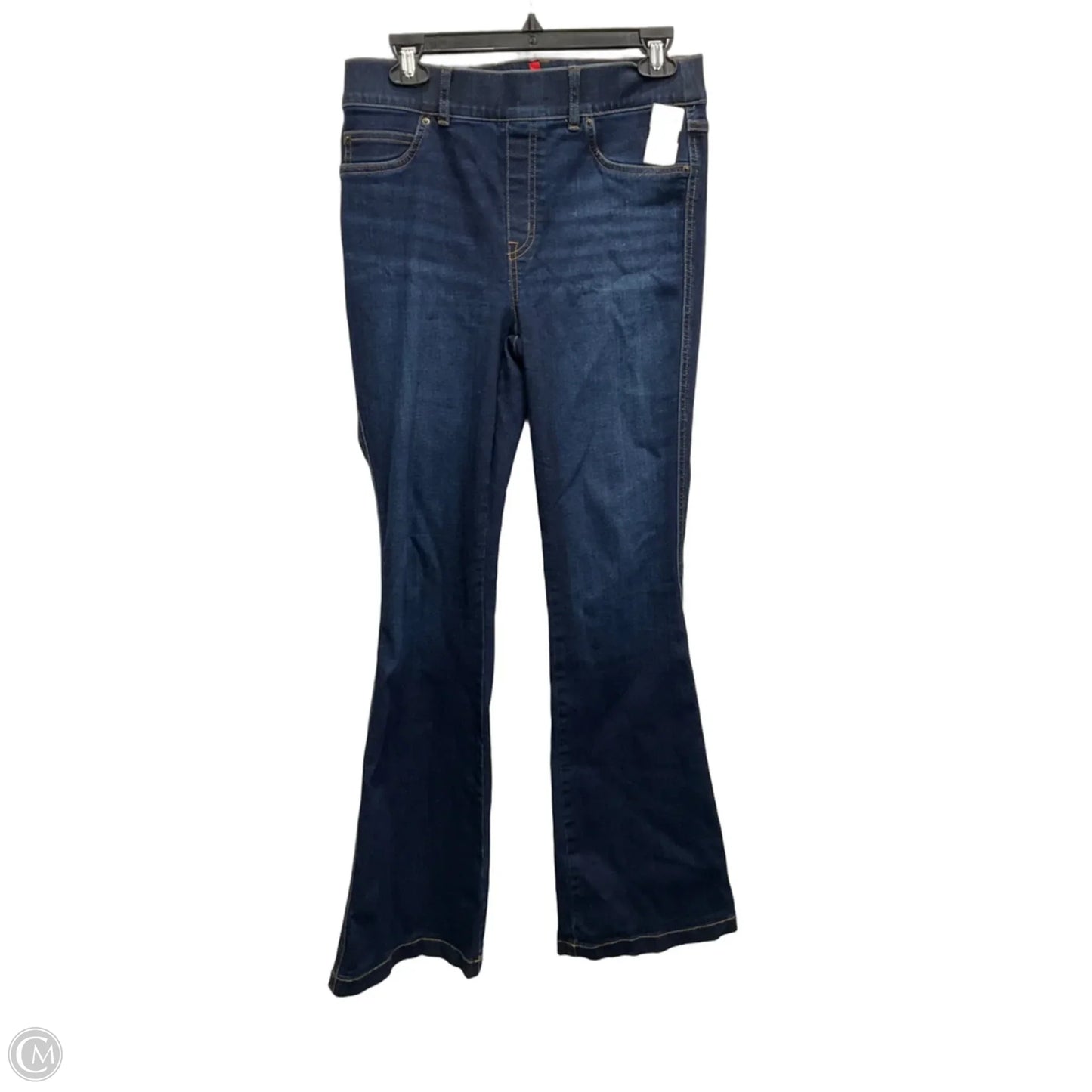 Jeans Flared By Spanx In Blue Denim, Size: 8
