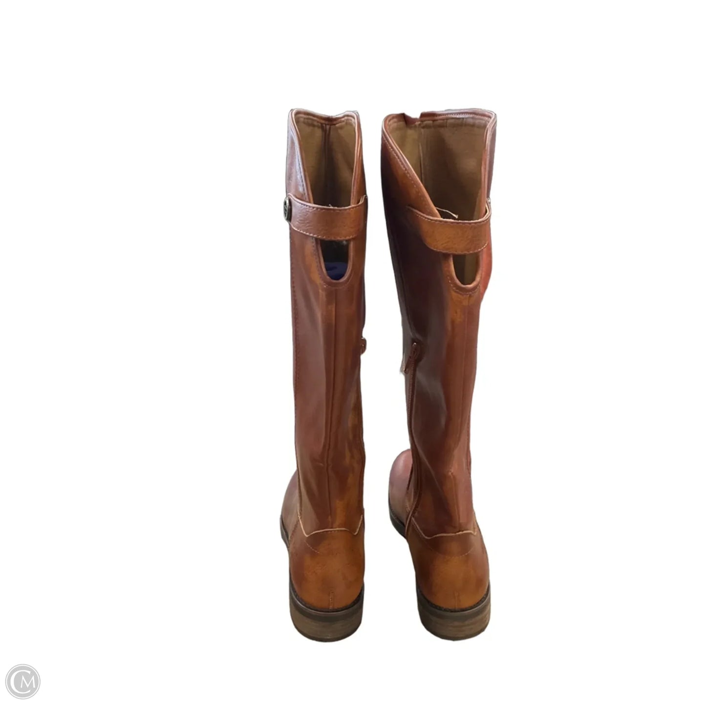 Boots Designer By Frye In Brown, Size: 8.5