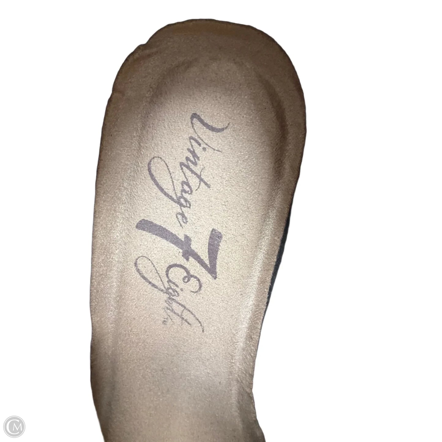 Boots Ankle Heels By Clothes Mentor In Brown, Size: 6.5