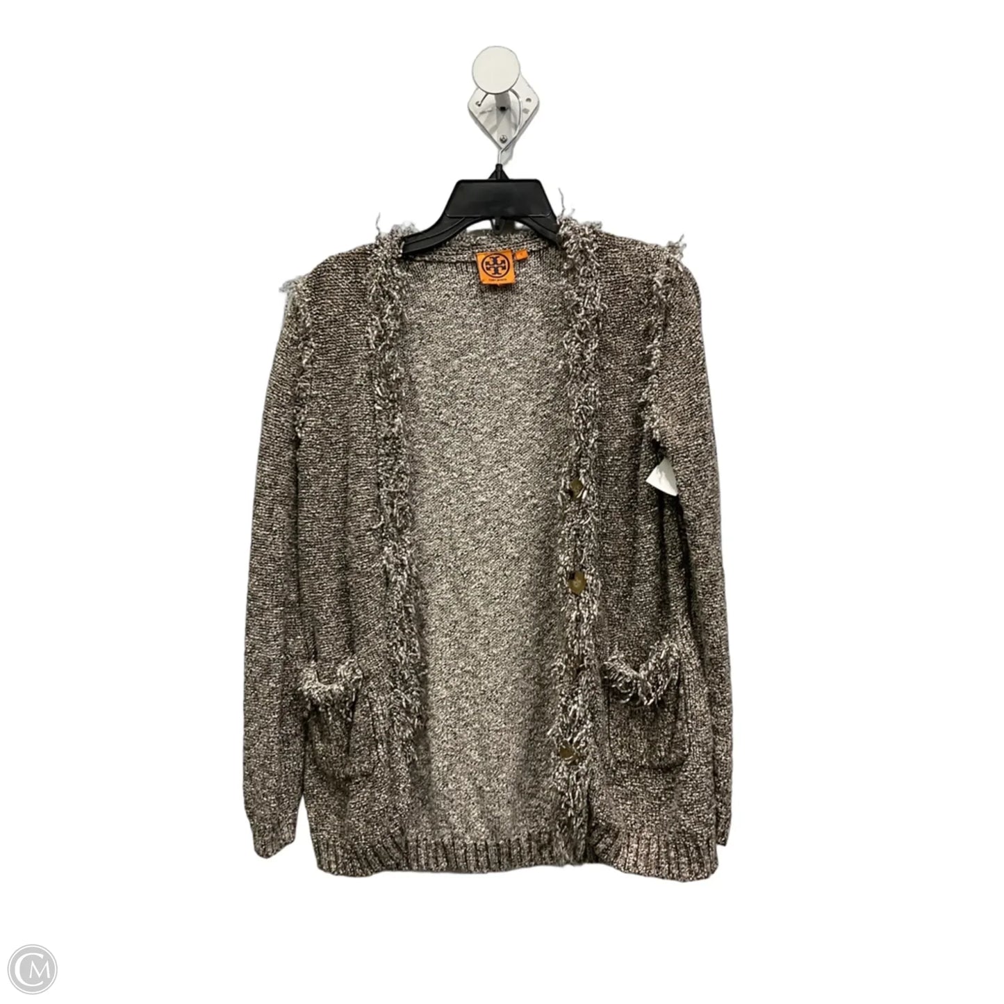 Cardigan Designer By Tory Burch In Brown, Size: S