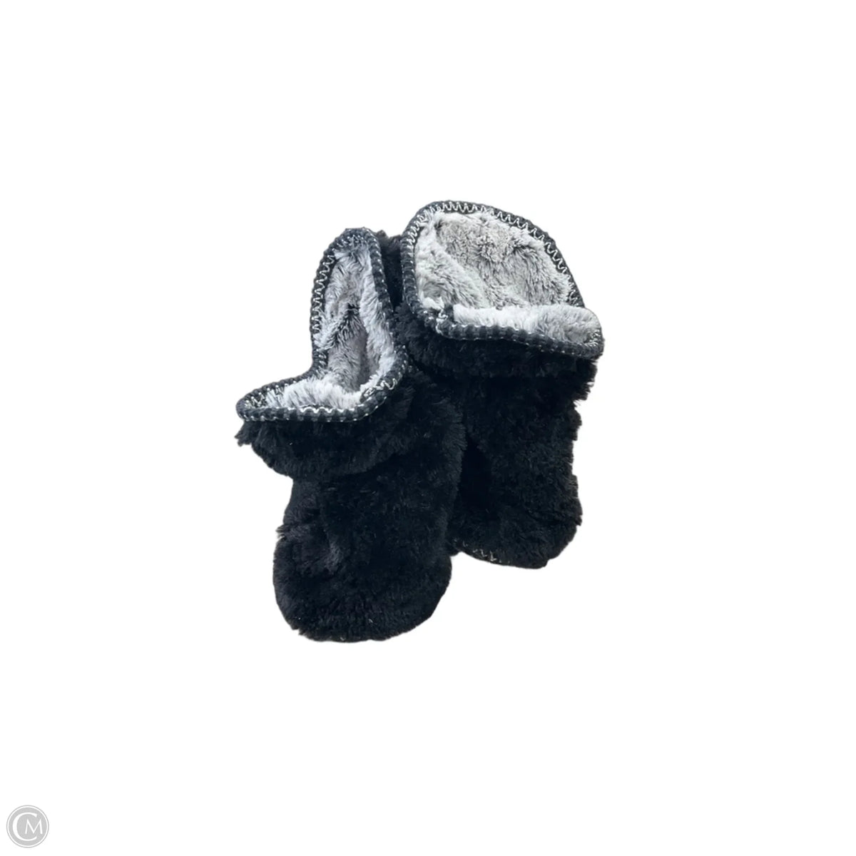 Slippers By Clothes Mentor In Black