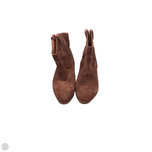 Boots Ankle Flats By Lucky Brand In Brown, Size: 10
