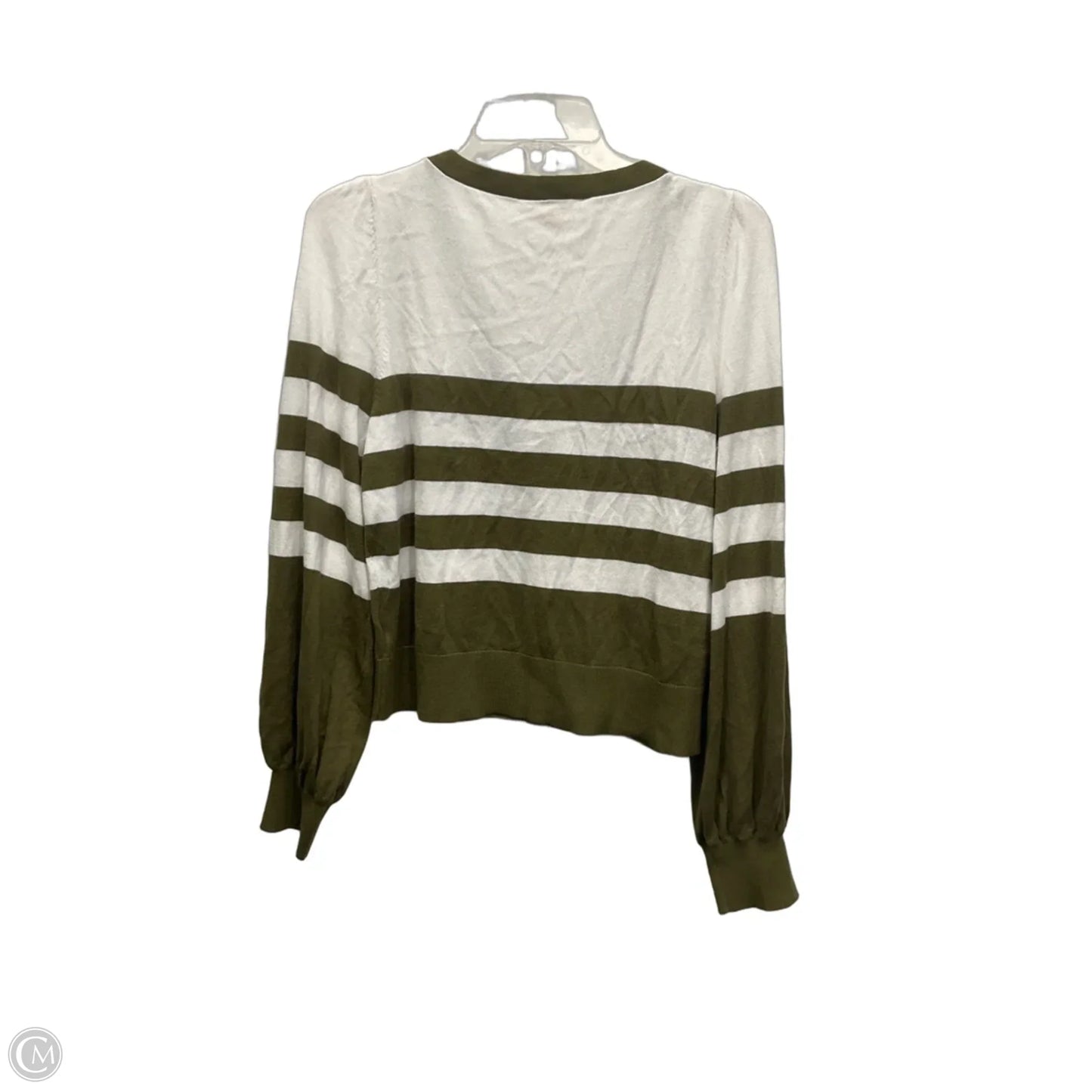 Cardigan By Michael By Michael Kors In Striped Pattern, Size: L