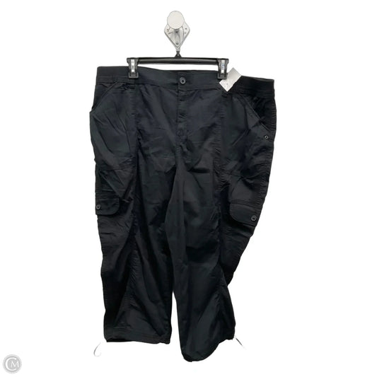 Pants Cropped By Style And Company In Black, Size: 22