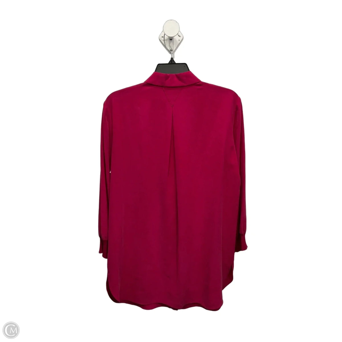 Blouse Designer By Lafayette 148 In Pink, Size: S