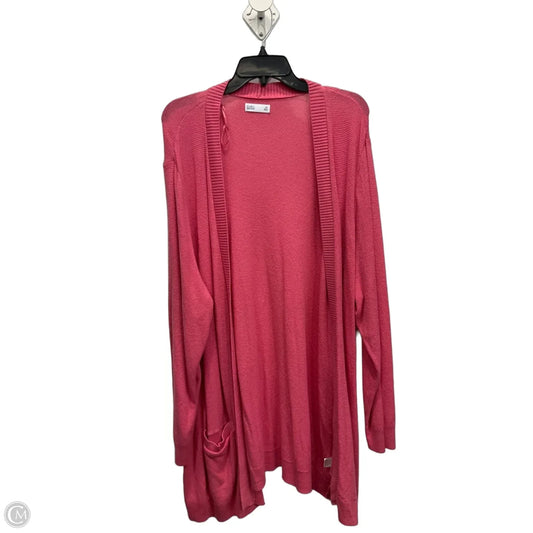 Cardigan By Croft And Barrow In Pink, Size: 3x