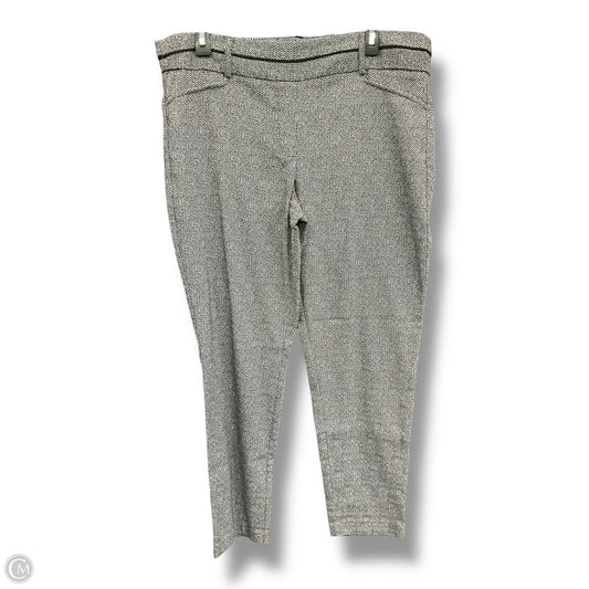 Pants Dress By Zac And Rachel In Black & White, Size: 16