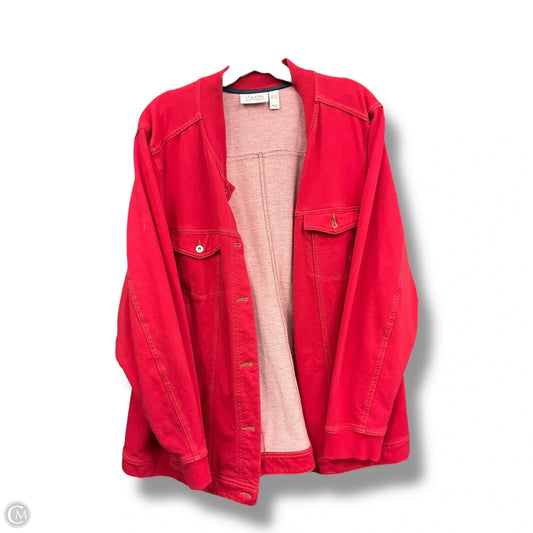 Jacket Other By D&co. In Red, Size: 3x