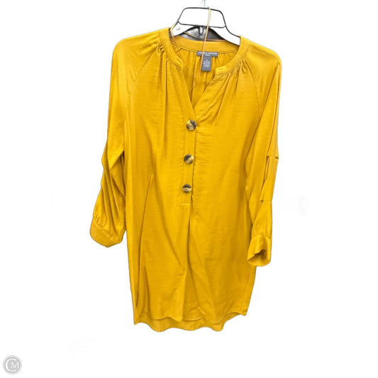 Dress Casual Midi By Chelsea And Theodore In Yellow, Size: S