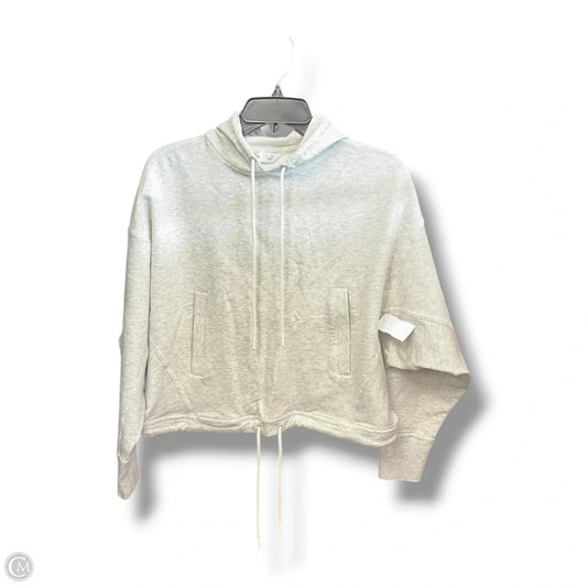 Athletic Sweatshirt Hoodie By Flx In Grey, Size: S