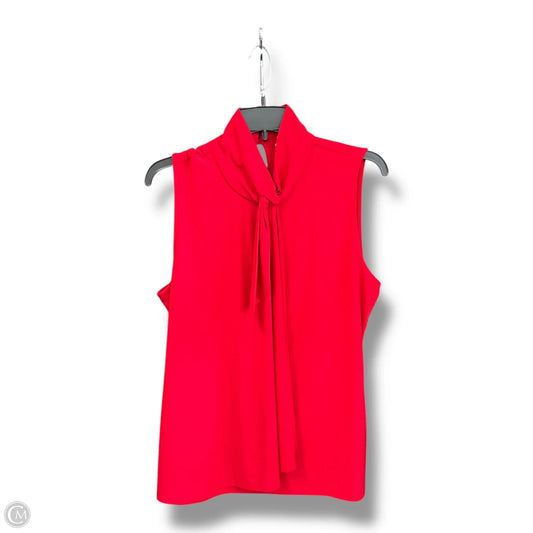 Top Sleeveless By White House Black Market In Red, Size: L