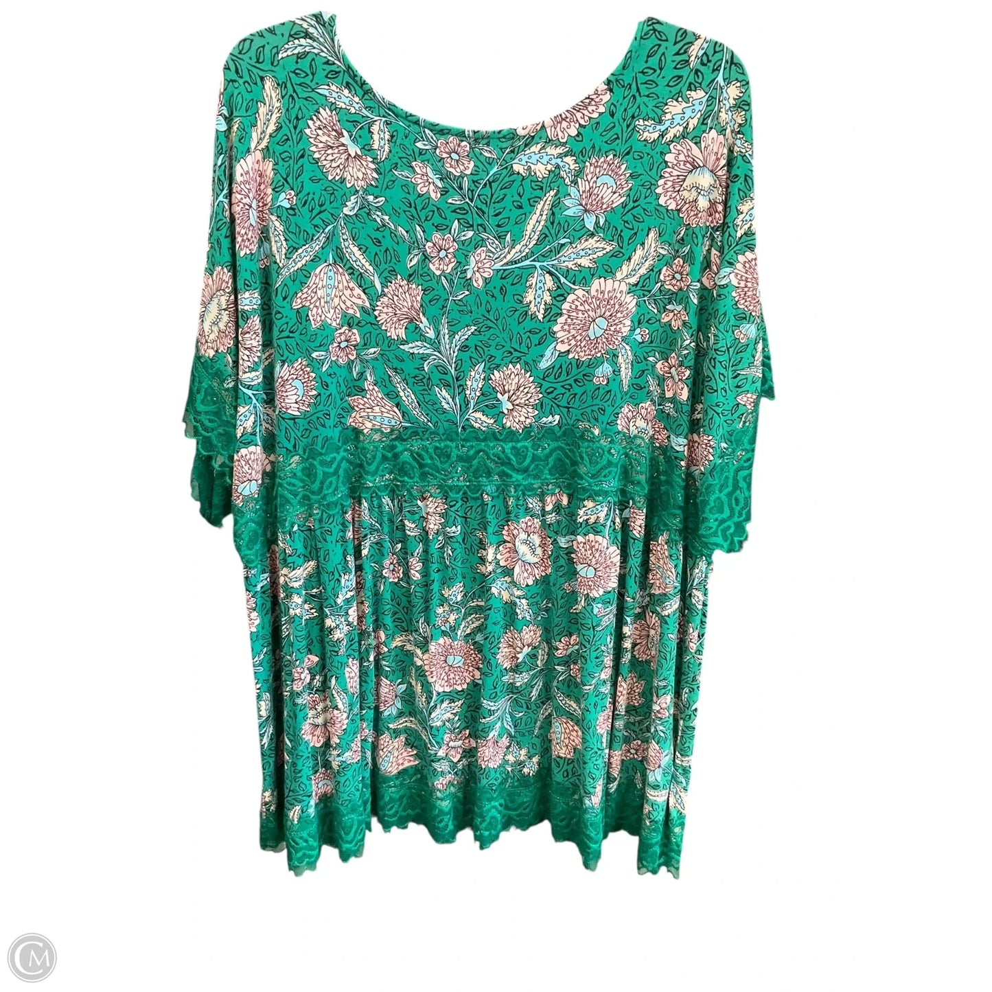 Top Short Sleeve By Torrid In Floral Print, Size: 4x