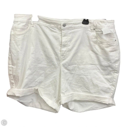 Shorts By Croft And Barrow In White, Size: 20
