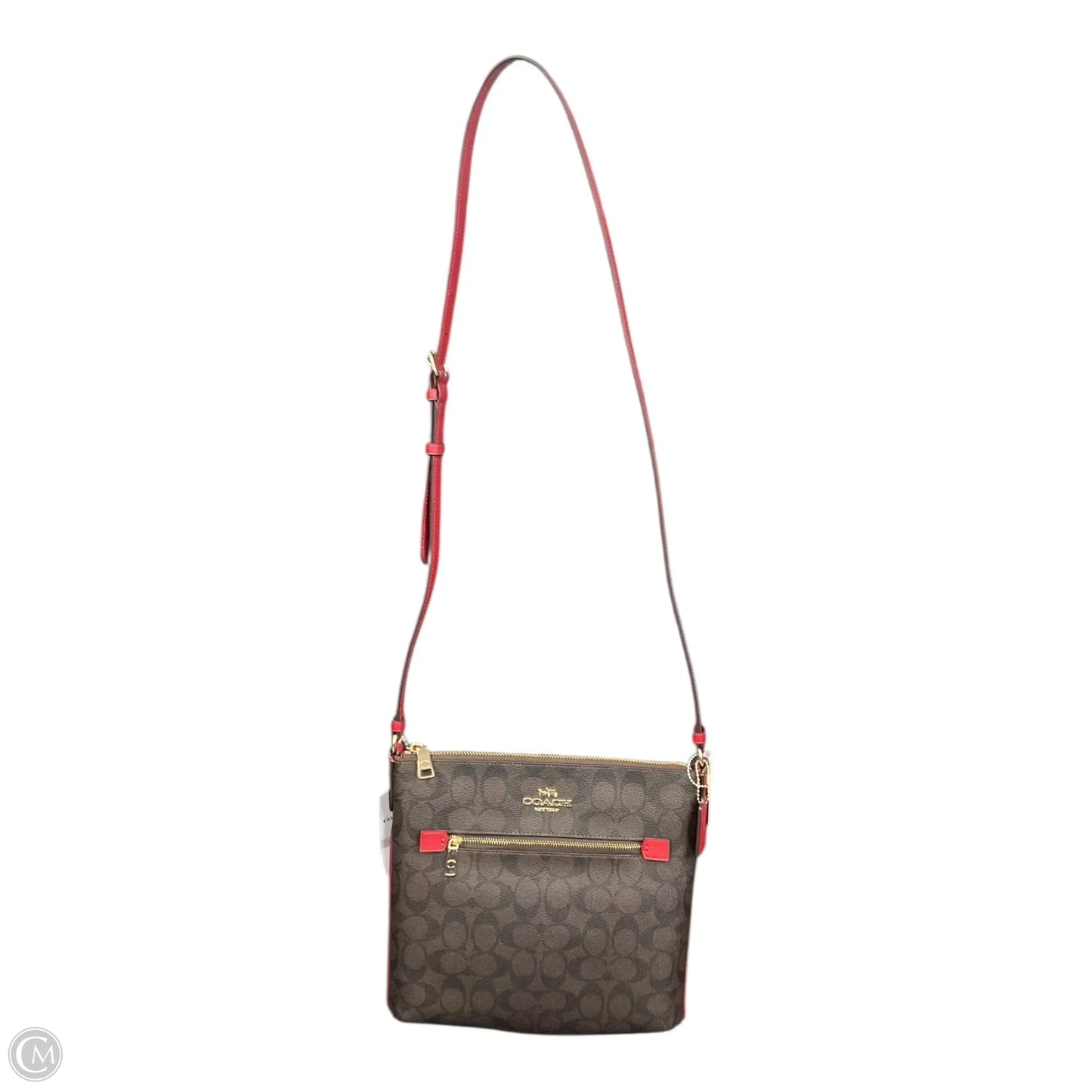 Crossbody Designer By Coach, Size: Large