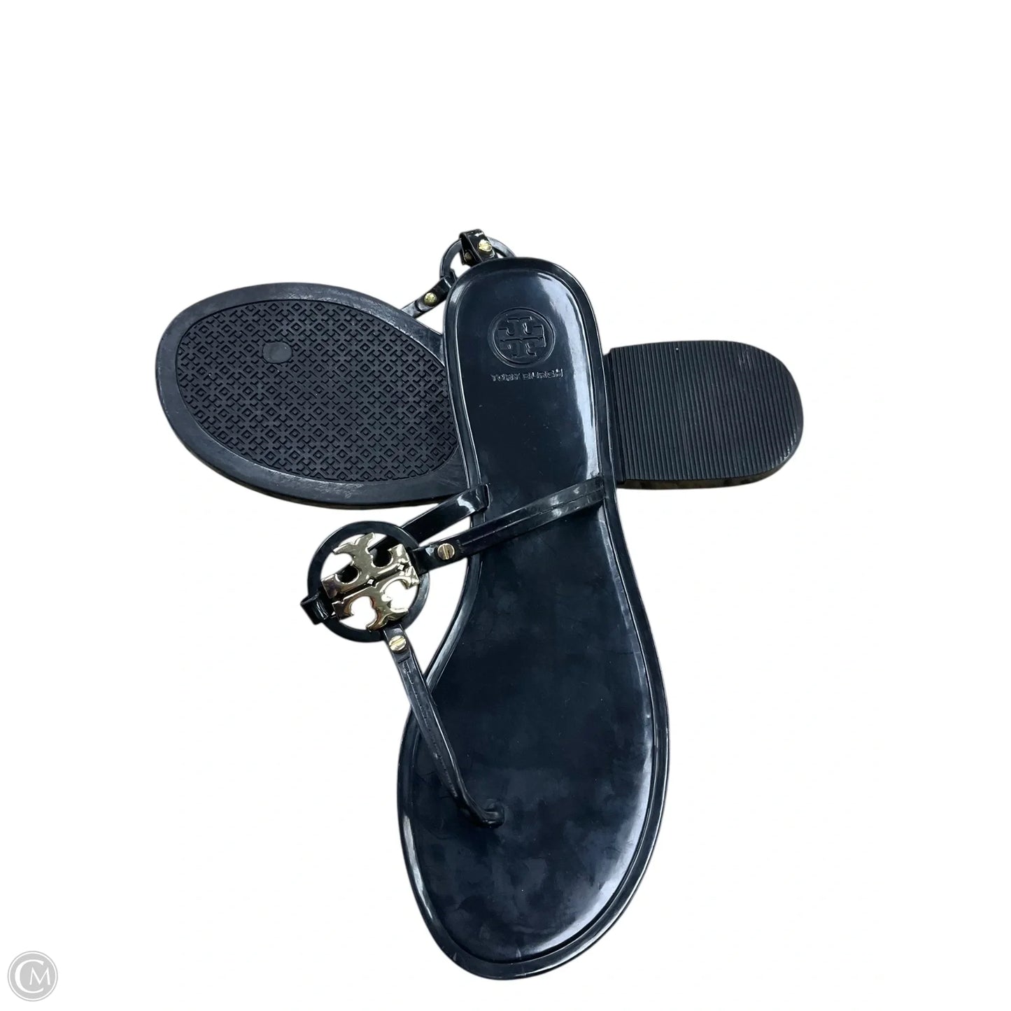 Sandals Designer By Tory Burch In Black, Size: 10