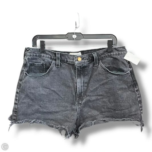 Shorts By Universal Thread In Black Denim, Size: 14