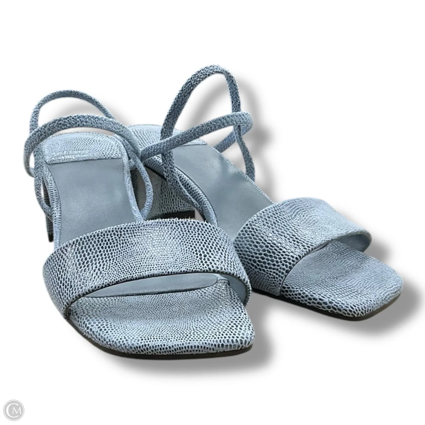 Sandals Heels Block By Jeffery Campbell In Snakeskin Print, Size: 6.5