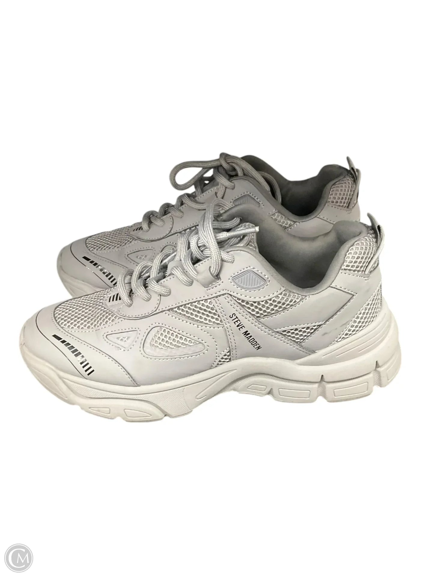 Shoes Athletic By Steve Madden In Grey, Size: 9.5