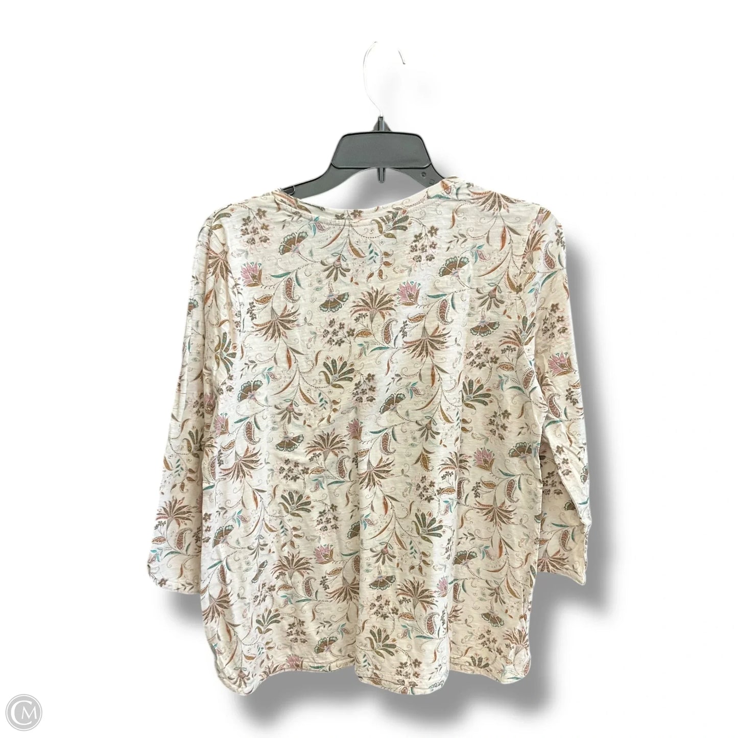 Top Long Sleeve By J. Jill In Multi-colored, Size: M