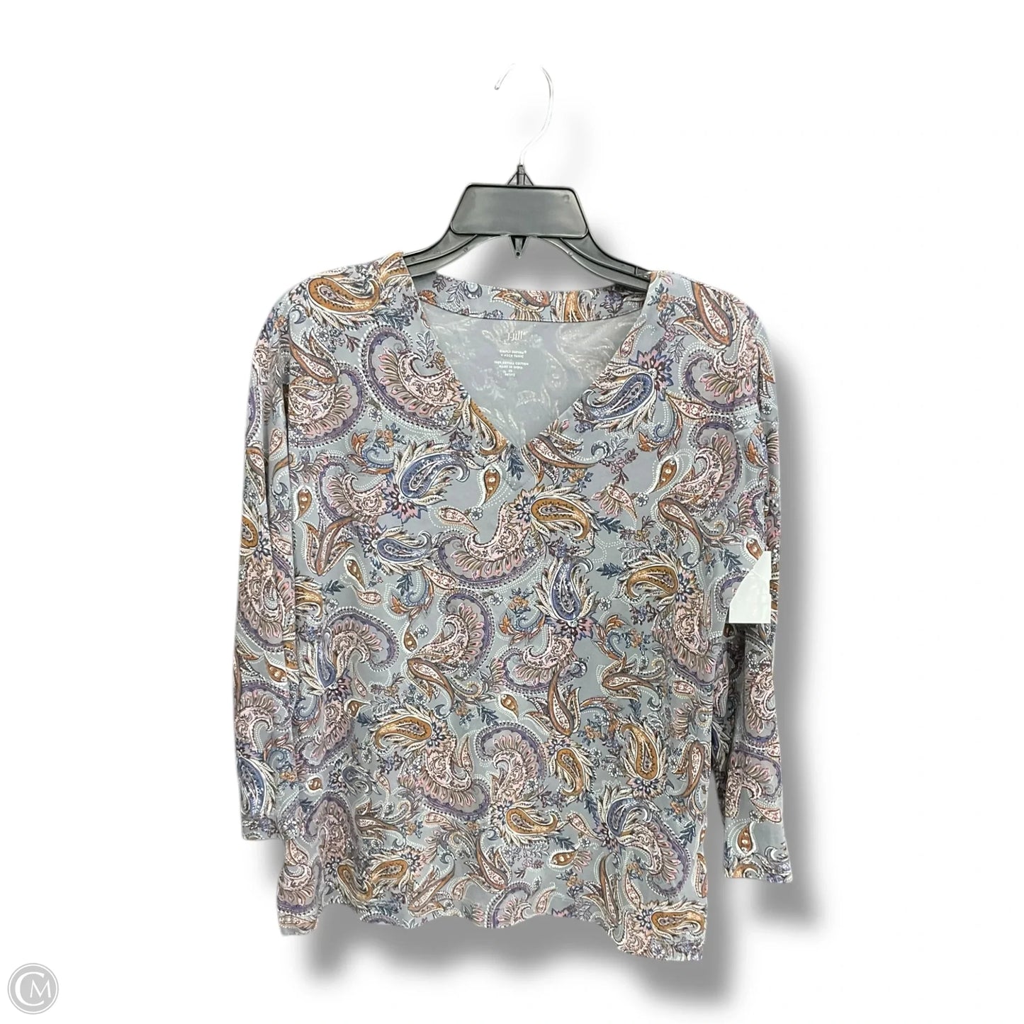Top Long Sleeve By J. Jill In Multi-colored, Size: Xs