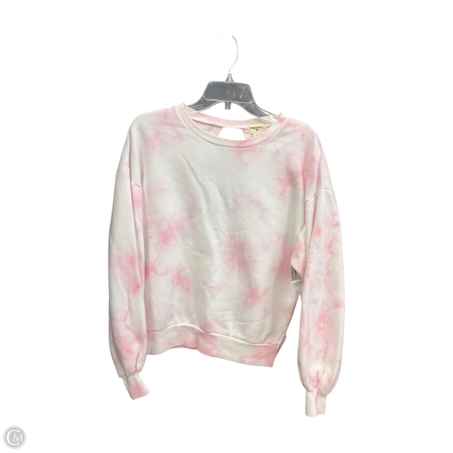 Sweatshirt Crewneck By World Market In Pink & White, Size: Osfm