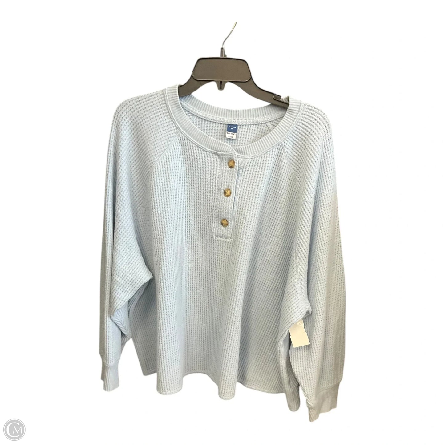 Top Long Sleeve By Old Navy In Blue, Size: 3x