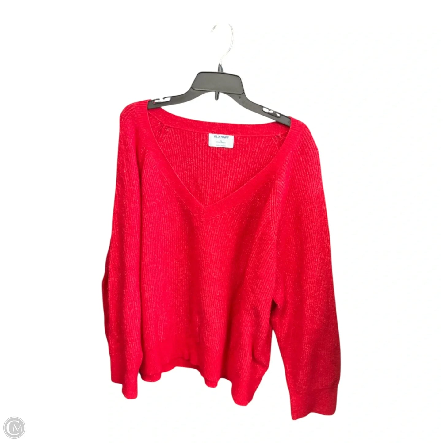 Sweater By Old Navy In Red, Size: Xxl