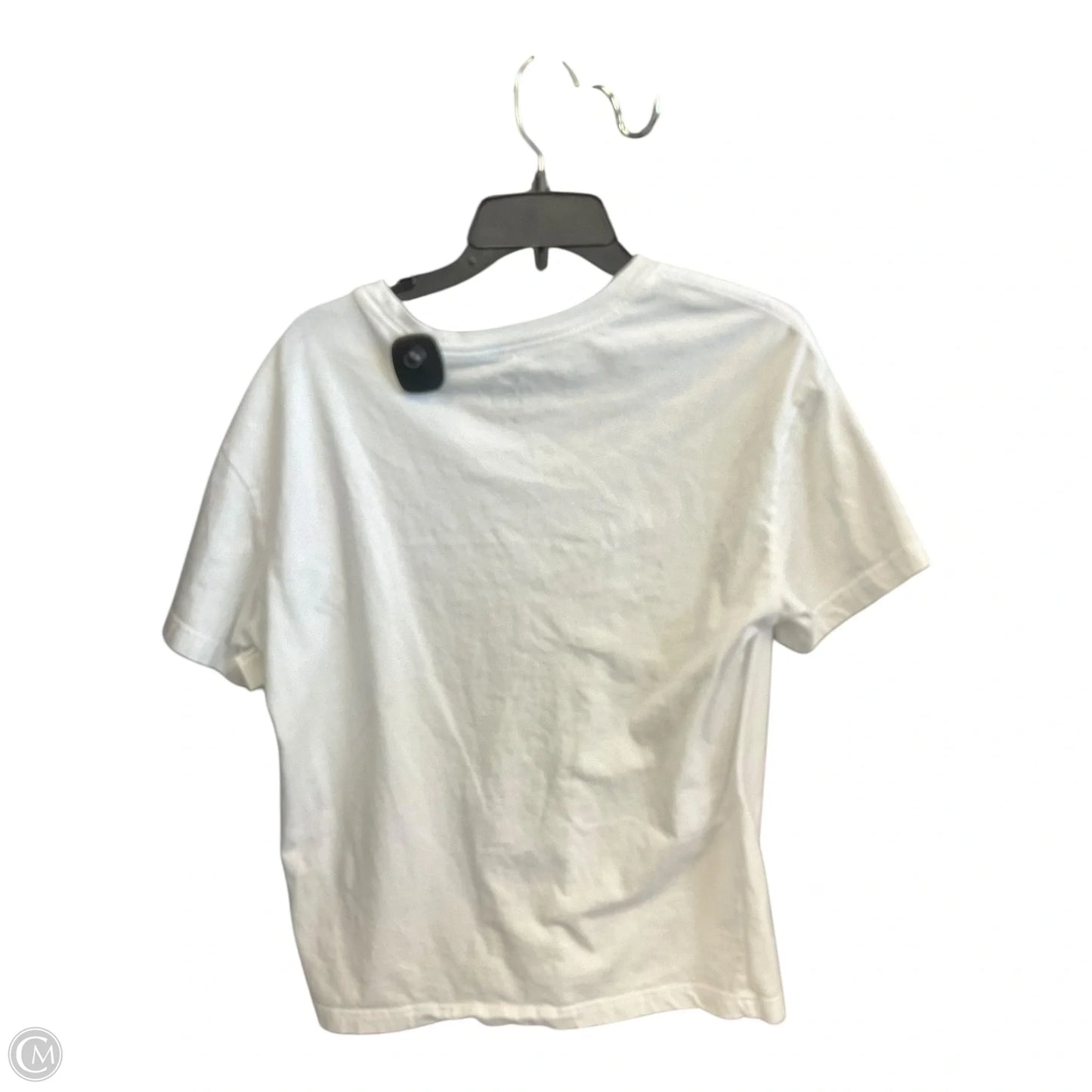 Athletic Top Short Sleeve By Nike Apparel In White, Size: M