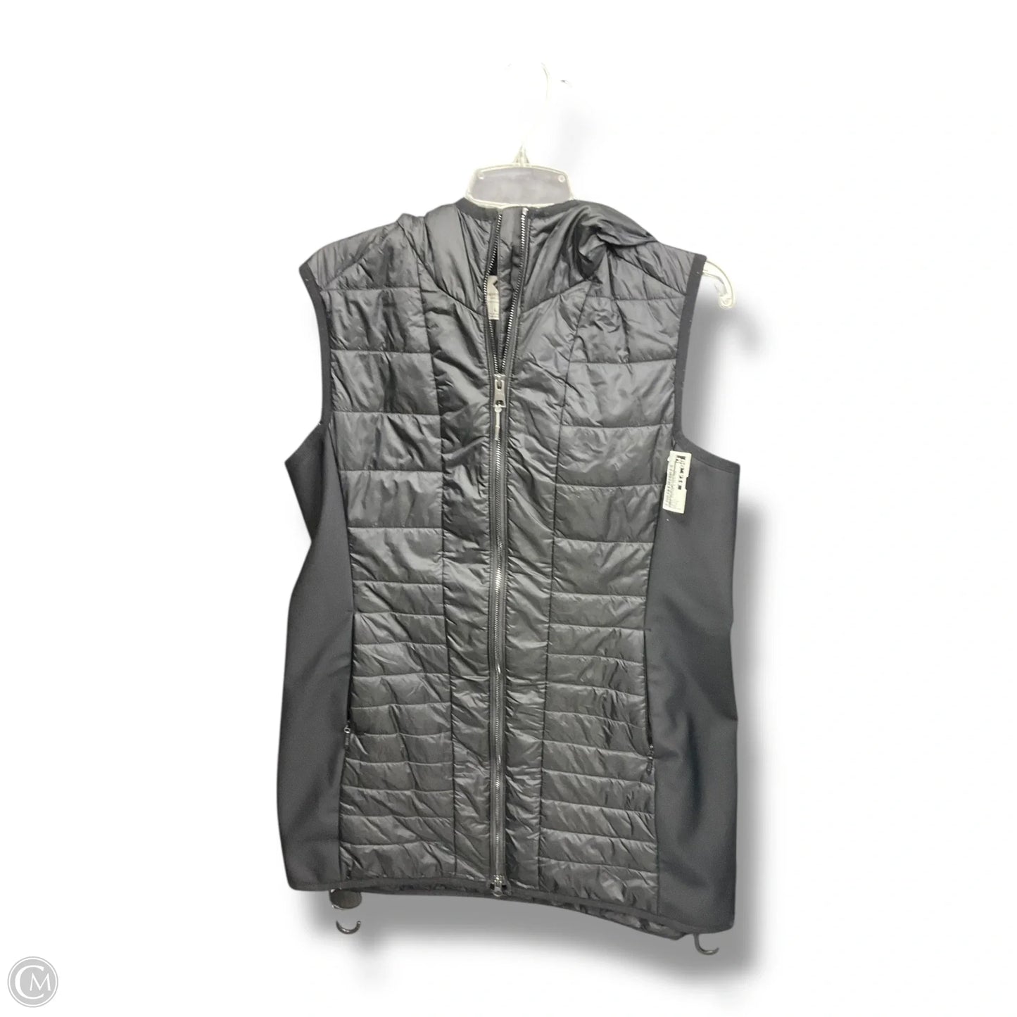 Vest Puffer & Quilted By Clothes Mentor In Black, Size: L