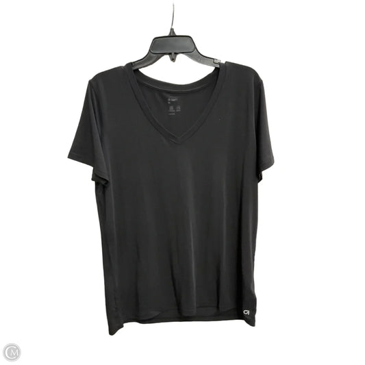 Athletic Top Short Sleeve By Gapfit In Black, Size: Xl