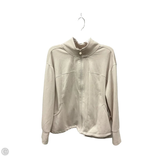 Athletic Jacket By Apana In Tan, Size: L