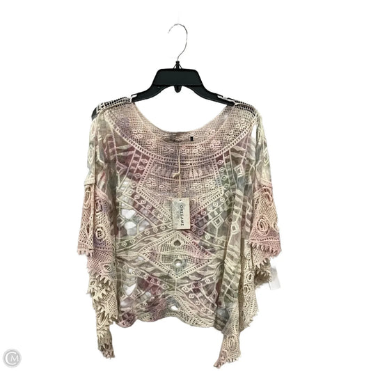 Poncho By Clothes Mentor In Multi-colored, Size: Osfm