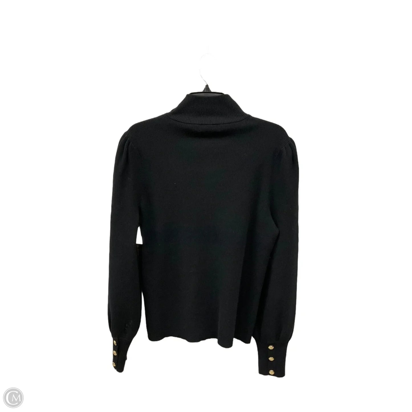 Top Long Sleeve By Lauren By Ralph Lauren In Black, Size: Xxl