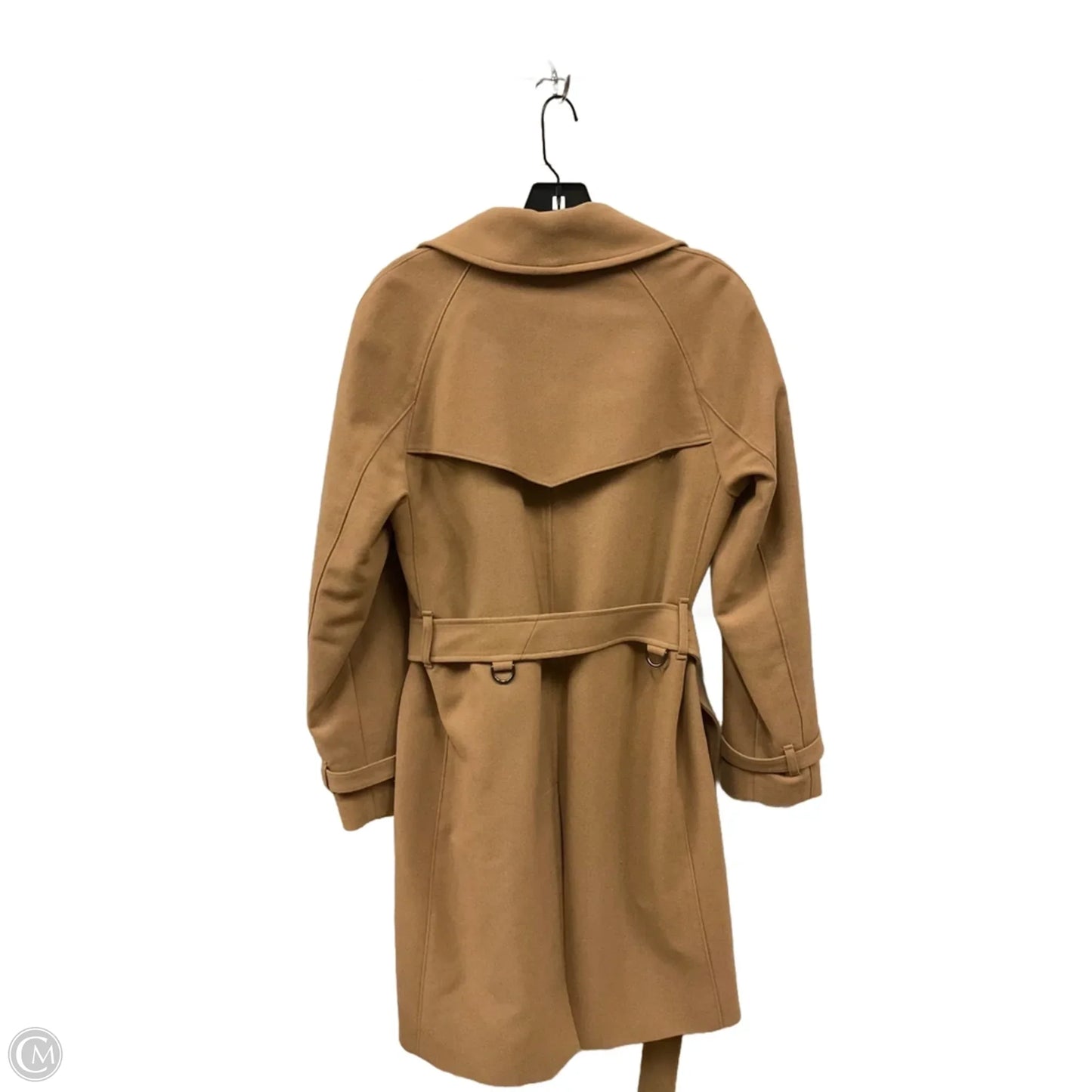 Coat Luxury Designer By Burberry In Tan, Size: M